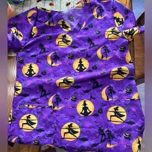 Nameste Witches Scrub top